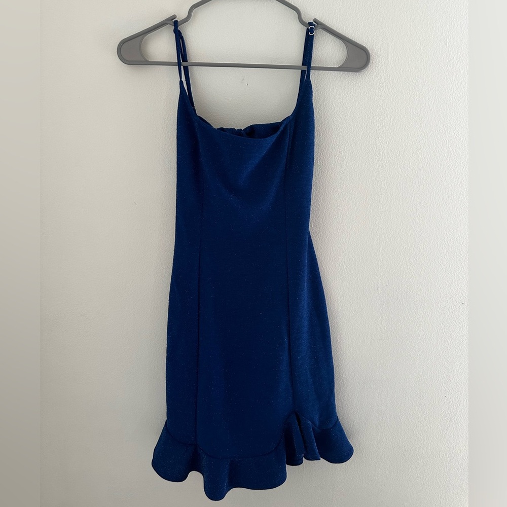 Lucy in the sky blue mini dress!